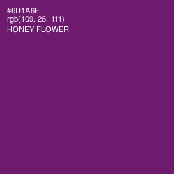 #6D1A6F - Honey Flower Color Image